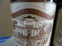 6 flessen saint-emilion château la croix cardinal 2004 - afbeelding 3 van  5