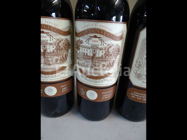 6 flessen saint-emilion château la croix cardinal 2004 - afbeelding 4 van  5