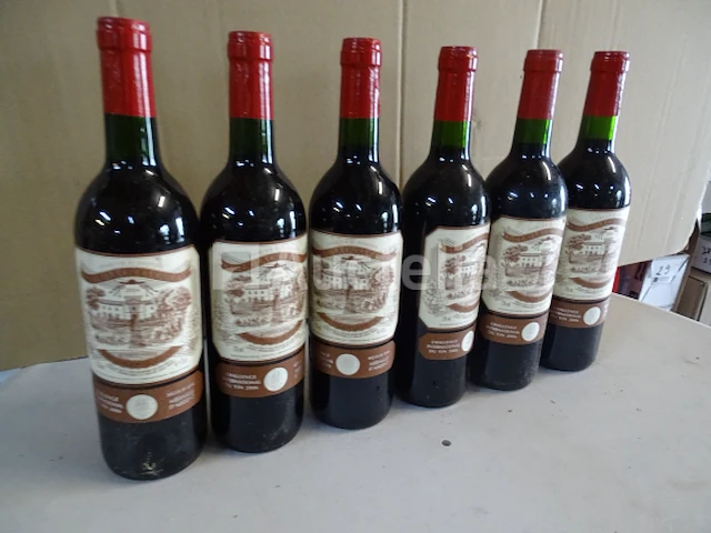 6 flessen saint-emilion château la croix cardinal 2004 - afbeelding 5 van  5