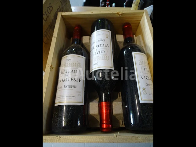 6 flessen saint-estèphe château de la vicomtesse 2009 - afbeelding 1 van  5