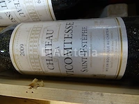 6 flessen saint-estèphe château de la vicomtesse 2009 - afbeelding 2 van  5