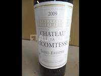 6 flessen saint-estèphe château de la vicomtesse 2009 - afbeelding 4 van  5