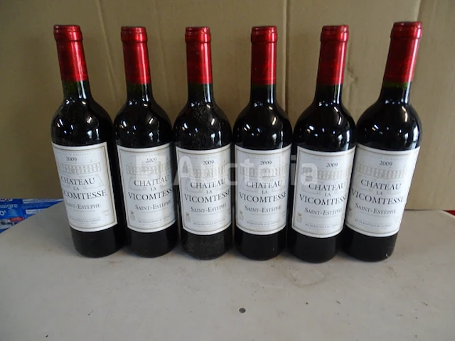 6 flessen saint-estèphe château de la vicomtesse 2009 - afbeelding 5 van  5