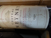 6 flessen saint estèphe château meyney cru bourgeois 1989 - afbeelding 2 van  3