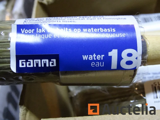 6 gamma premium ronde lakborstels op waterbasis 18 mm - afbeelding 5 van  5