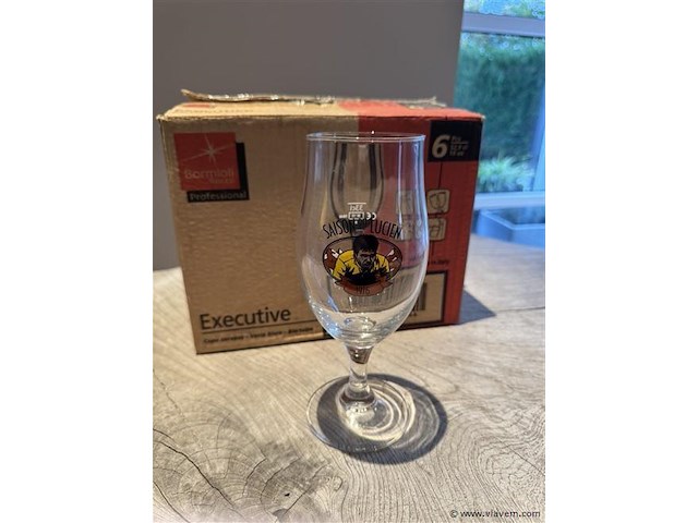 6 glazen collectie glazen saison du lucien - afbeelding 1 van  1