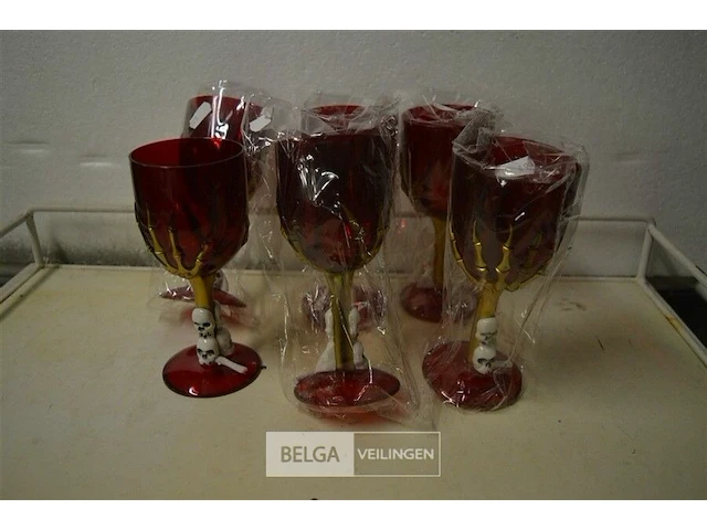 6 halloween bekers - afbeelding 1 van  3