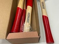 6 hamers steelwood met houtensteel 300gr - afbeelding 2 van  3