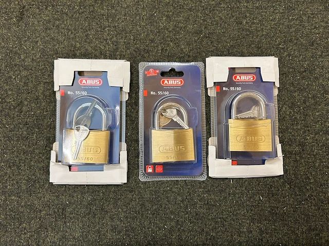 6 hangsloten abus - afbeelding 1 van  2