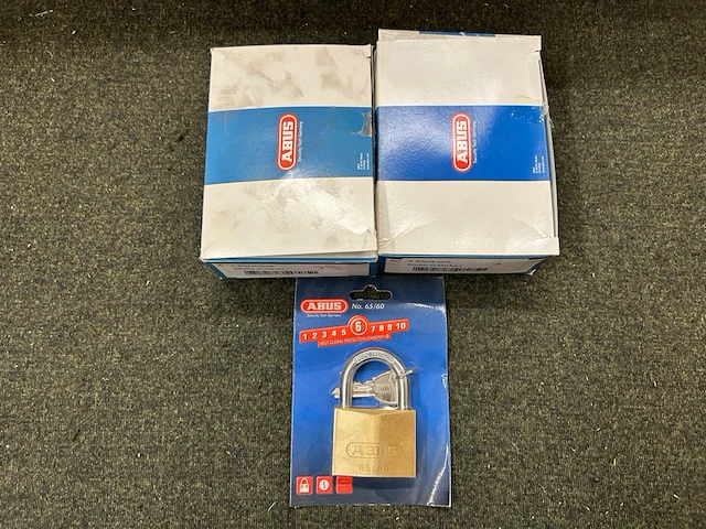 6 hangsloten abus - afbeelding 1 van  4