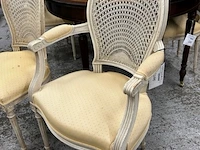 6 houten antieke stoelen - afbeelding 2 van  6
