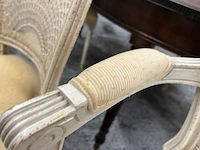 6 houten antieke stoelen - afbeelding 4 van  6