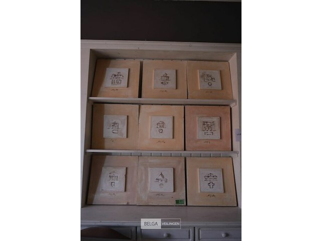 6 houten deco spullen - afbeelding 1 van  4