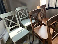 6 houten stoelen - afbeelding 3 van  3
