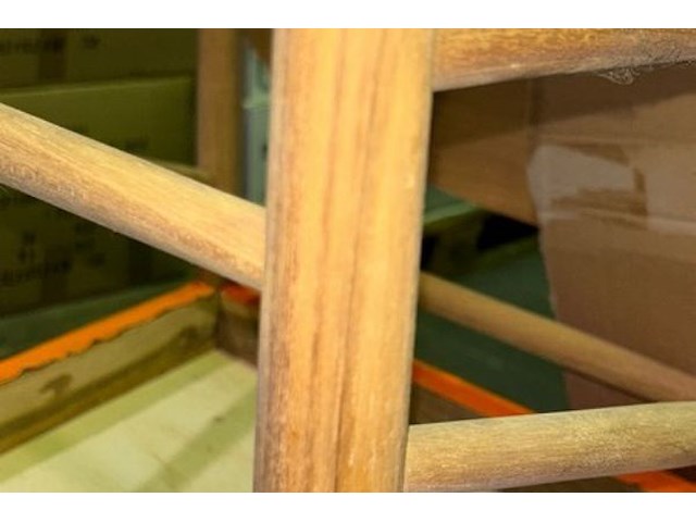 6 houten stoelen - afbeelding 6 van  6