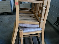 6 houten stoelen - afbeelding 2 van  4