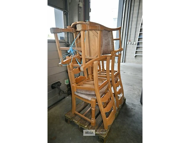 6 houten stoelen - afbeelding 4 van  4