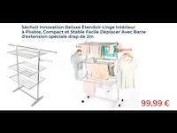 6 innovation deluxe opvouwbare wasrekken voor binnen - afbeelding 1 van  3