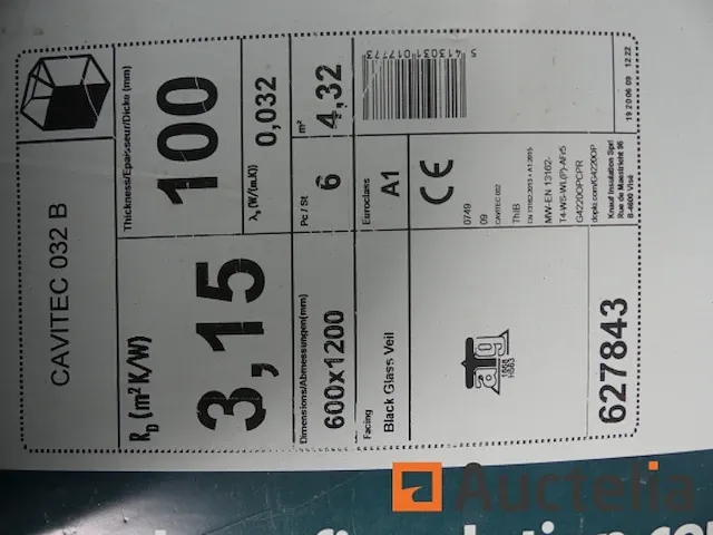 6 isolatiepakketten knauf cavitec 032b, rockwool - afbeelding 4 van  12