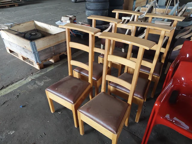 6 kerkstoelen - afbeelding 2 van  7