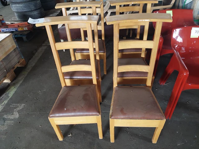 6 kerkstoelen - afbeelding 3 van  7