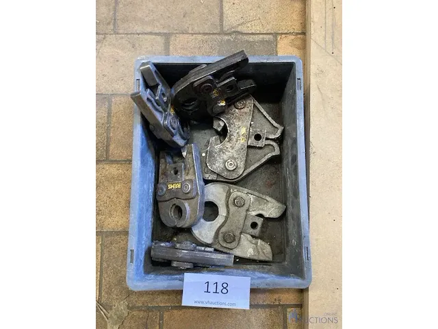 6 koppen voor perstang - afbeelding 2 van  3