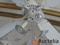 6 lamps met ventilator - afbeelding 1 van  6