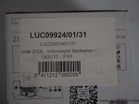 6 led inbouwplafondspots badkamer lucide ziva ip44 - afbeelding 2 van  2