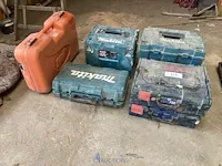 6 lege pvc opbergkoffers