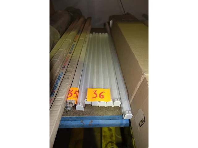 6 lichtarmaturen l58q / 1 lichtarmatuur l89q - afbeelding 1 van  1