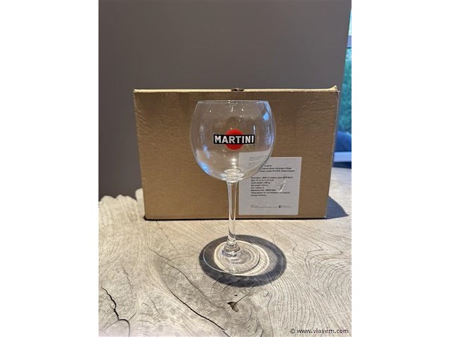 6 martini glazen - afbeelding 1 van  1
