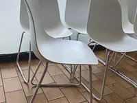 6 metalen stoelen - afbeelding 2 van  2
