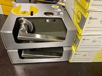 6 moderne inox deurkrukken - afbeelding 2 van  5