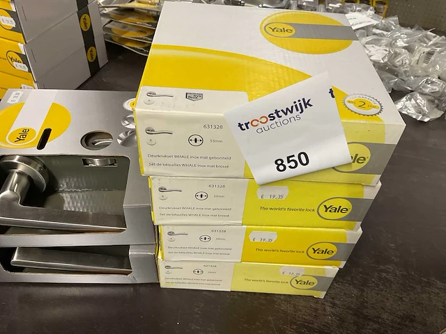 6 moderne inox deurkrukken - afbeelding 4 van  5