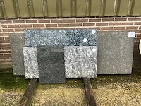 6 natuurstenen bladen - afbeelding 1 van  5