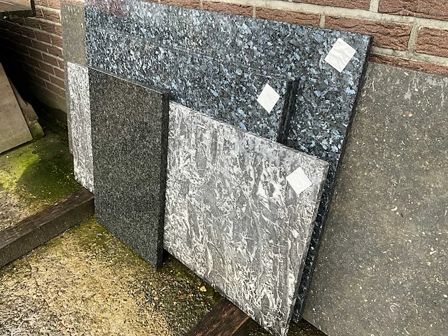 6 natuurstenen bladen - afbeelding 5 van  5