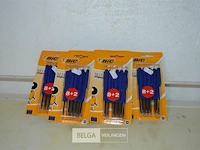 6 pakjes van 10 bic balpennen - afbeelding 1 van  3