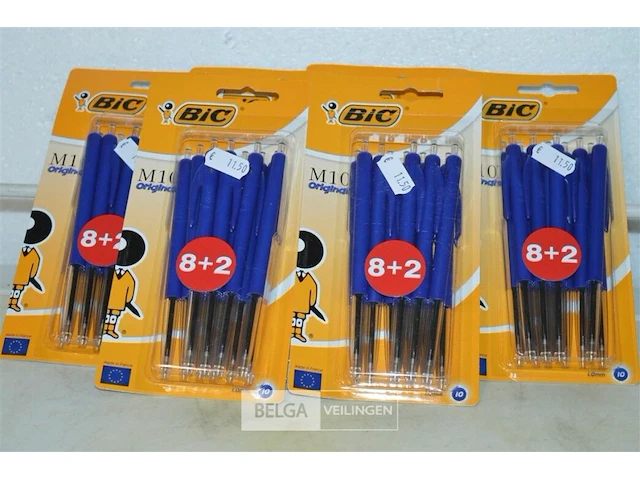 6 pakjes van 10 bic balpennen - afbeelding 2 van  3