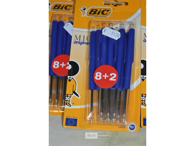 6 pakjes van 10 bic balpennen - afbeelding 3 van  3