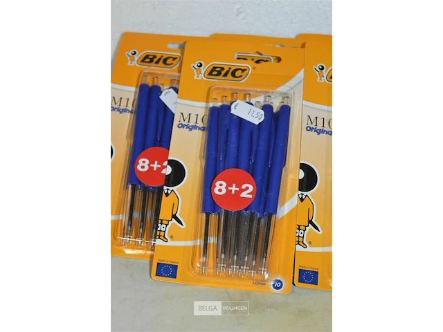 6 pakjes van 10 bic balpennen - afbeelding 3 van  3