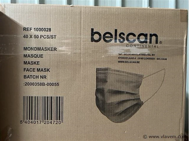 6 palletten mondmaskers - afbeelding 1 van  9