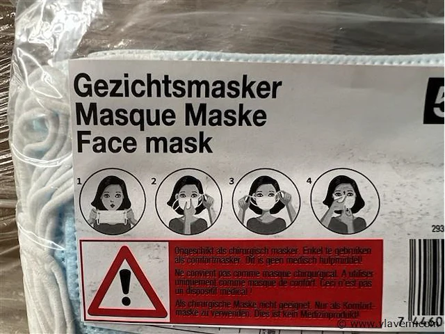 6 palletten mondmaskers - afbeelding 6 van  9