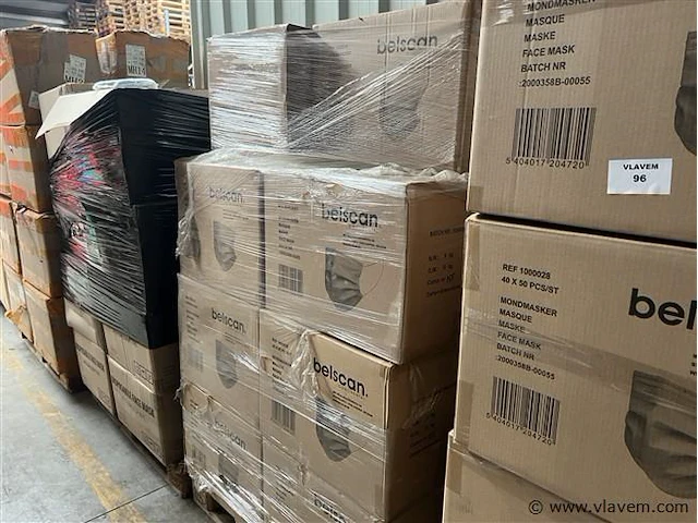 6 palletten mondmaskers - afbeelding 8 van  9