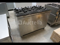 6-pits gasfornuis + geïntegreerde ovens olis 769-cgu-ce - afbeelding 3 van  16
