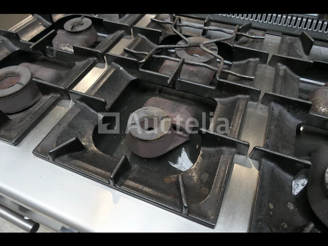 6-pits gasfornuis + geïntegreerde ovens olis 769-cgu-ce - afbeelding 4 van  16