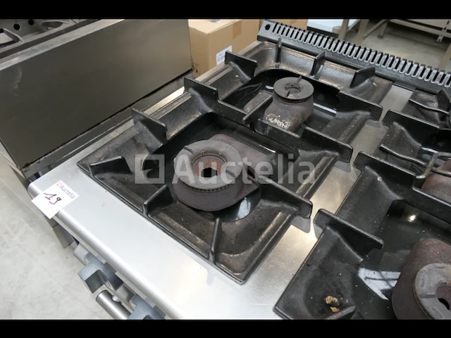 6-pits gasfornuis + geïntegreerde ovens olis 769-cgu-ce - afbeelding 9 van  16