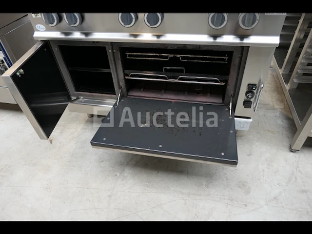 6-pits gasfornuis + geïntegreerde ovens olis 769-cgu-ce - afbeelding 13 van  16