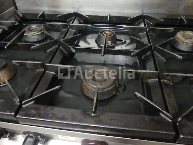 6-pits gasfornuis met mbm oven - afbeelding 5 van  10