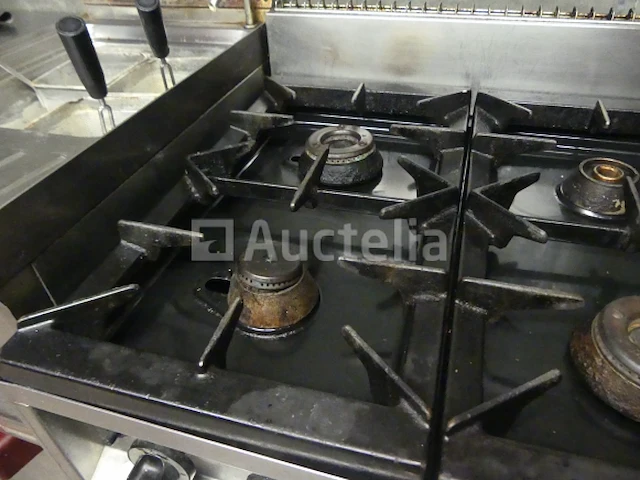 6-pits gasfornuis met mbm oven - afbeelding 8 van  10