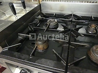 6-pits gasfornuis met mbm oven - afbeelding 8 van  10